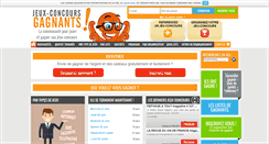 Desktop Screenshot of jeux-concours-gagnants.com