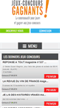 Mobile Screenshot of jeux-concours-gagnants.com