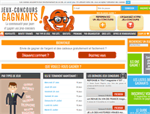 Tablet Screenshot of jeux-concours-gagnants.com